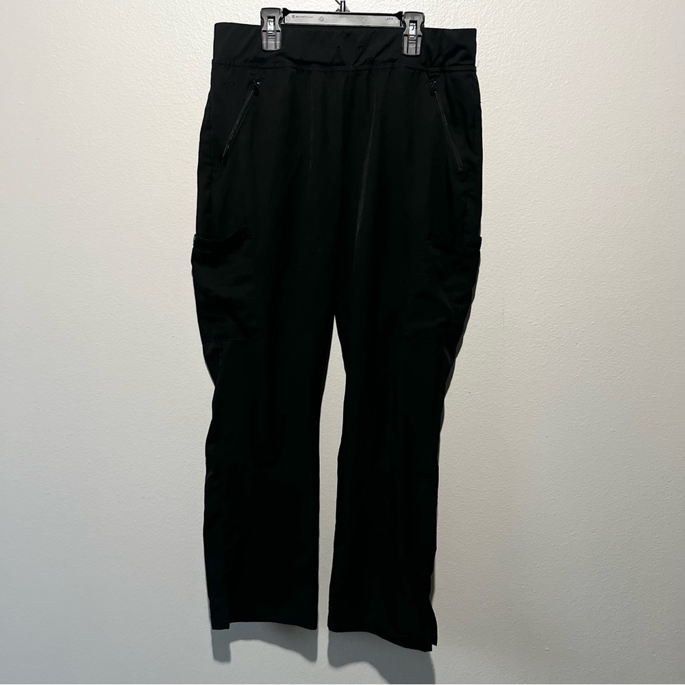 INSIGHT MEDCOURE- Scrub Pants in Black Straight Leg Size L